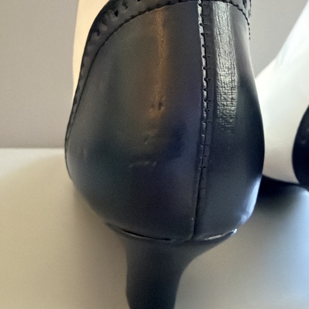 Bordello Pleaser Kitten Heel Wingtip Button Ankle Boots Women Size 10 Flora-1023 - Picture 5 of 12